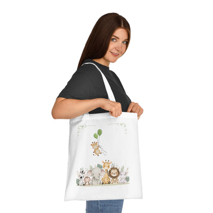 JUNGLE FRIENDS Cotton Tote