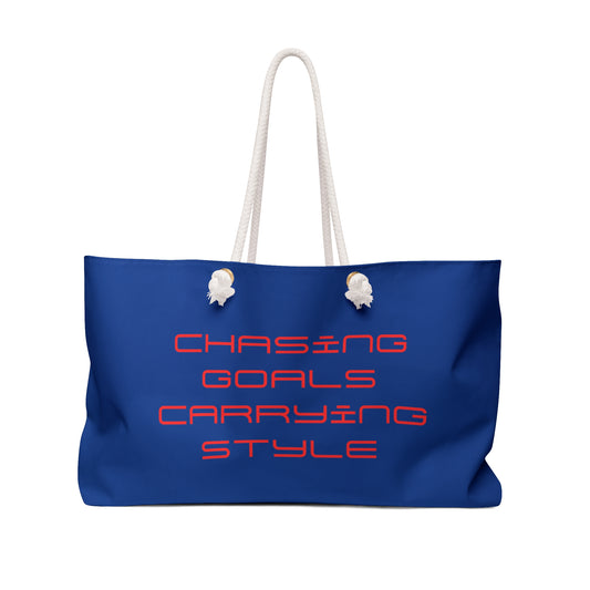 CHASING GOALS CARRYING STYLE Weekender Bag