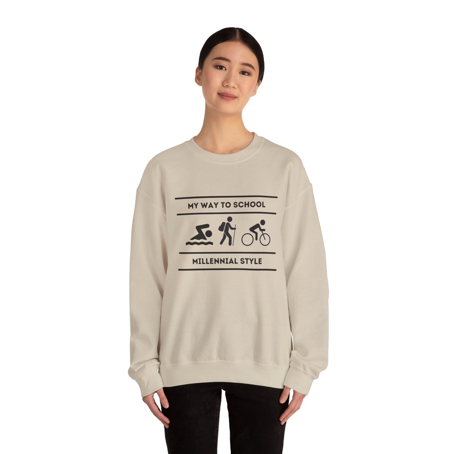 MILLENNIAL STYLE Unisex Heavy Blend™ Crewneck Sweatshirt