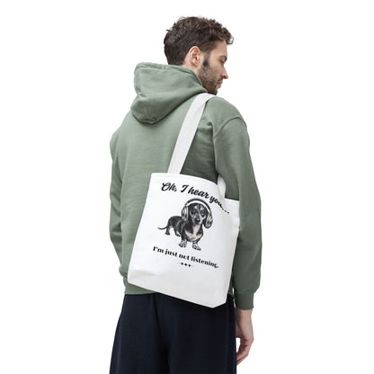 DOXIE NOT LISTENING Tote Bag (AOP)