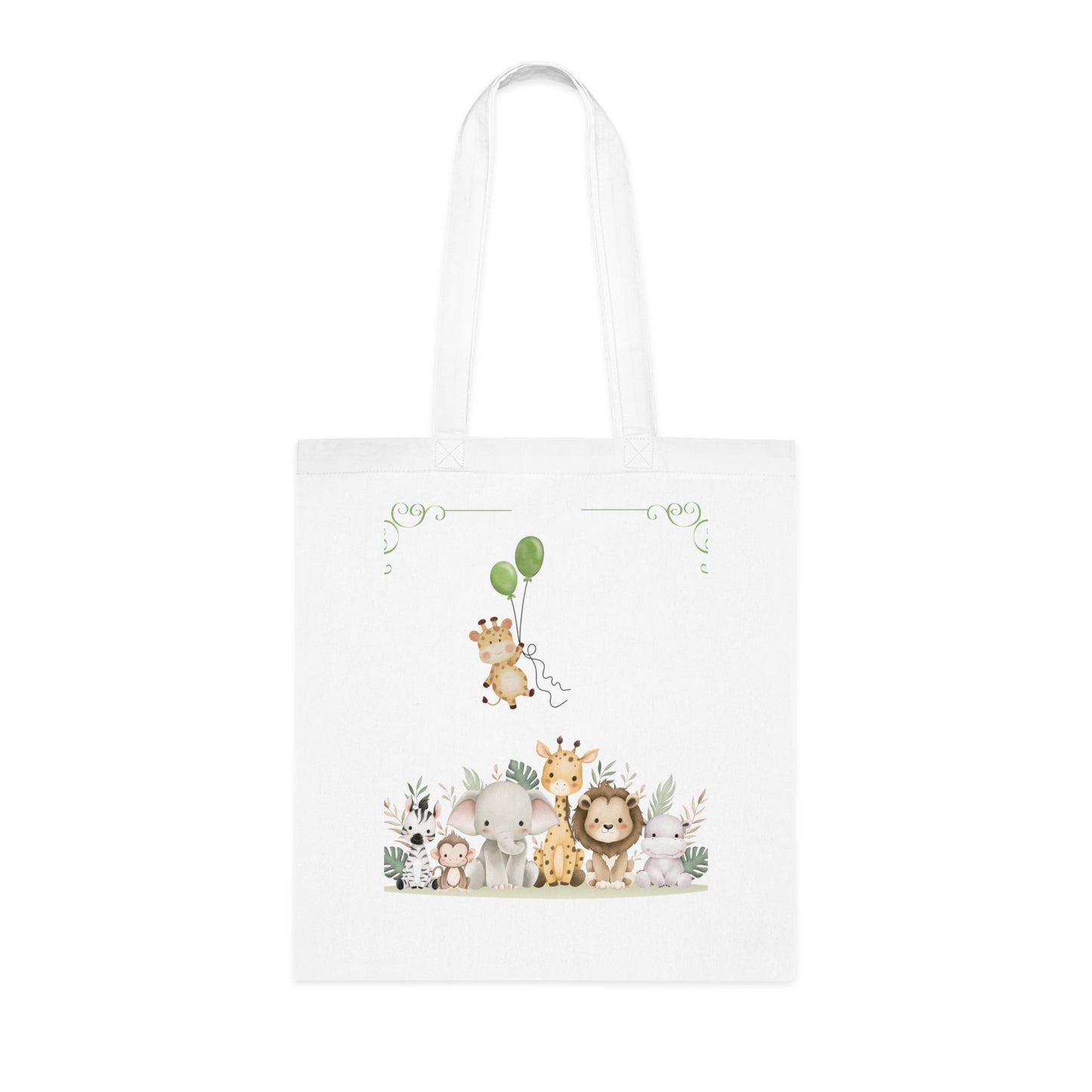 JUNGLE FRIENDS Cotton Tote