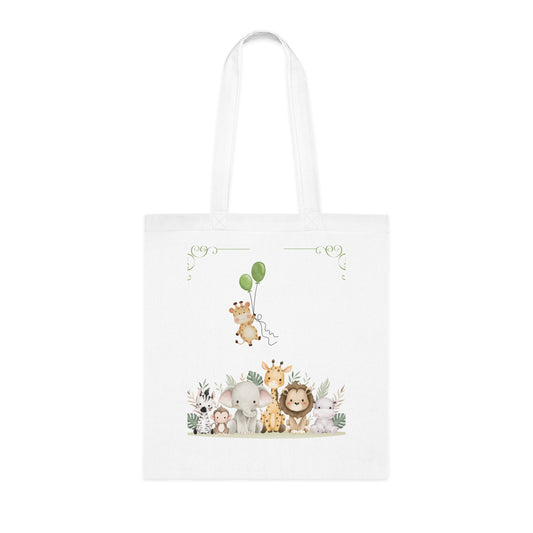 JUNGLE FRIENDS Cotton Tote