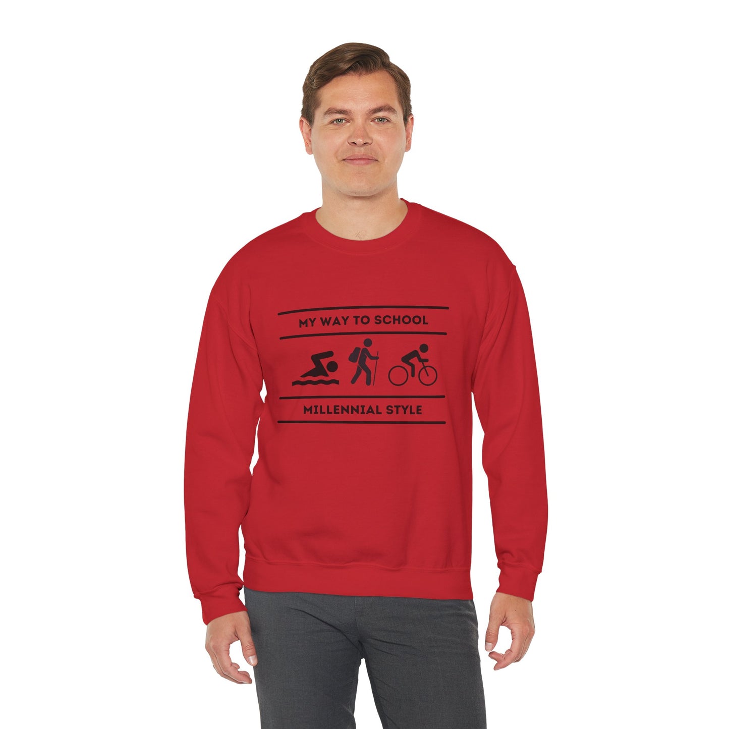 MILLENNIAL STYLE Unisex Heavy Blend™ Crewneck Sweatshirt