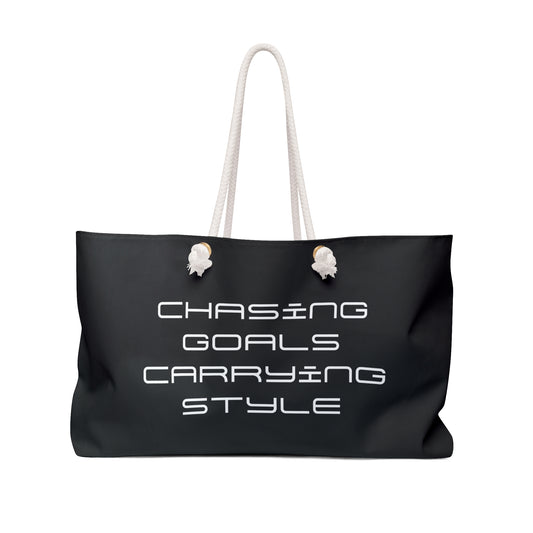 CHASING GOALS CARRYING STYLE Weekender Bag