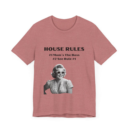 HOUSE RULES Unisex Jersey Short Sleeve Tee