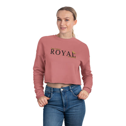 I FANCY I USED TO BE ROYAL Women's Cropped Sweatshirt