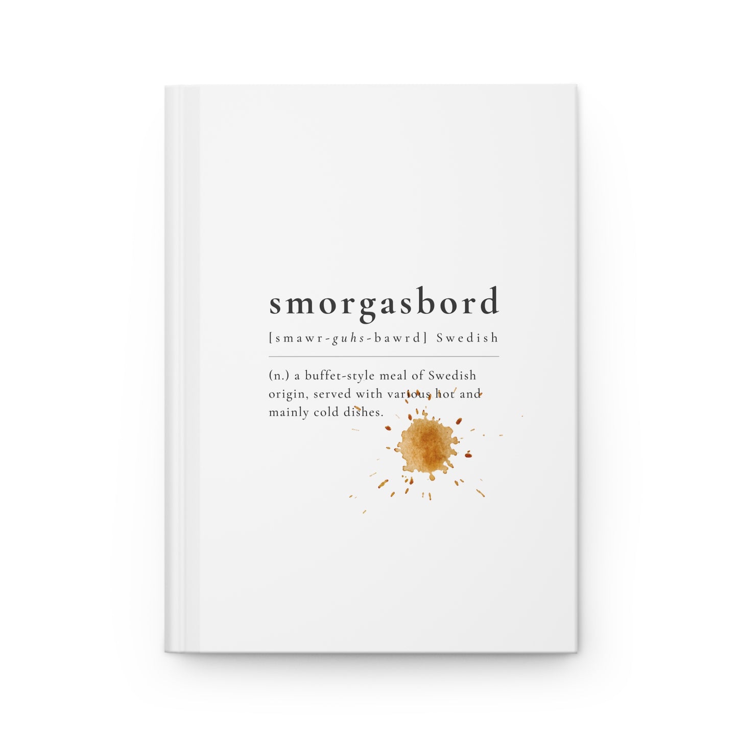 SWEDISH SMORGASBORD Hardcover Journal Matte