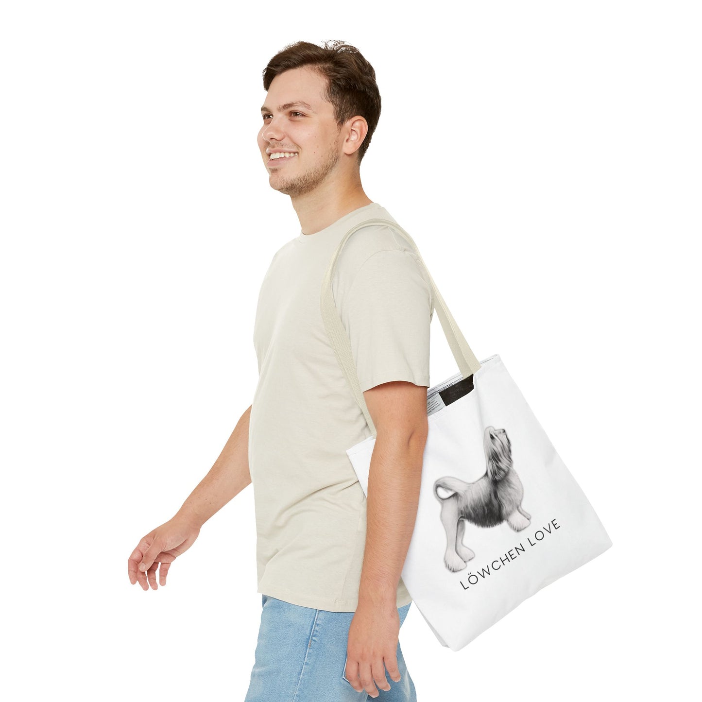 LÖWCHEN LOVE Tote Bag (AOP)