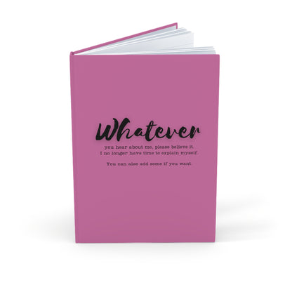 WHATEVER Hardcover Journal (A5)