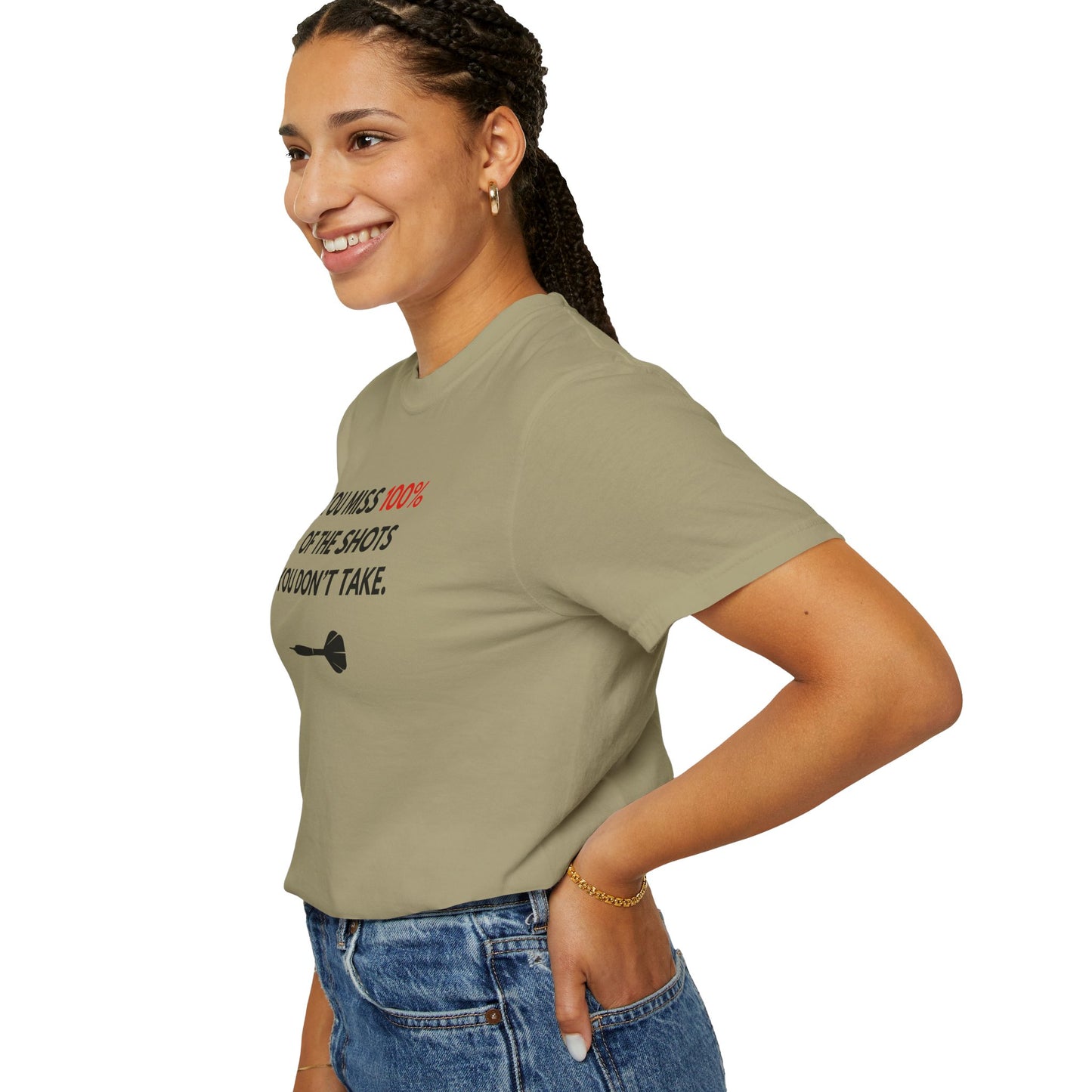 YOU MISS 100% Unisex Garment-Dyed T-shirt